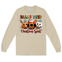 Mushroom balls deep christmas spirit Long Sleeve Tee - CowGirlArtShop