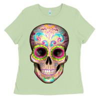 Matcha Mexican Skull Ladies Tee - Artiststas