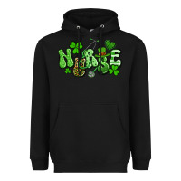 Black nurse st patrick's day Heavyweight Hoodie - Artiststas