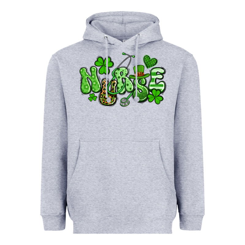 Nurse St Patrick's Day Heavyweight Hoodie by Artiststas | Teevron
