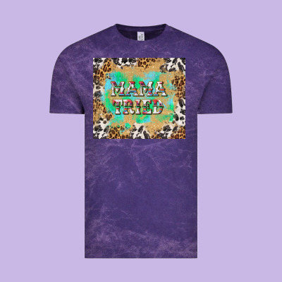 Mama Tried With Leopard And Cowhide Tumbler Tbs Vintage Tee Designed By Tumblerdesignbyshophia