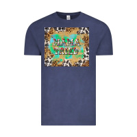 Vintage Denim mama tried with leopard and cowhide tumbler tbs Vintage Tee - TumblerDesignByShophia