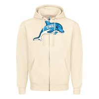 Sandshell dolphin dwe Zipper Hoodie - CowhideDigitalArt