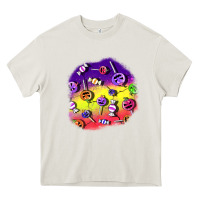 Cream halloween candy  patches Heavy Core Tee - BundleAndBundleShop