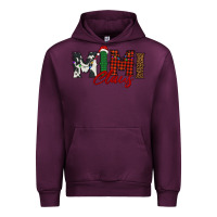 Mauve Wine mimi claus Urban Hoodie - BarkalooDesign