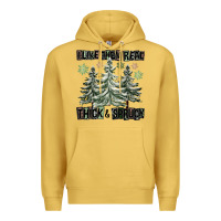 Antique Gold I Like Them Real Thick And Sprucy Premium Hoodie - FaDigitalArtStudio