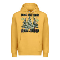 Mustard I Like Them Real Thick And Sprucy Premium Hoodie - FaDigitalArtStudio