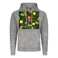 Cloud Rock wizard girl with magic Vintage Hoodie - TumblerDesignByShophia