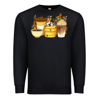 Black Bee Honey Coffee Cups Premium Sweatshirt - Artiststas