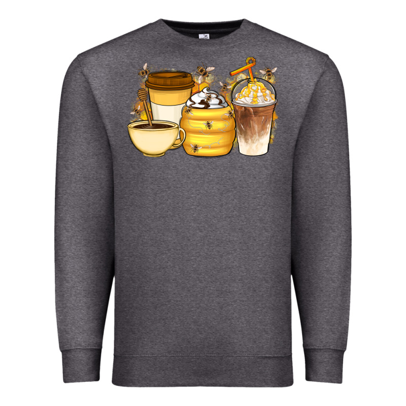 Bee Honey Coffee Cups Premium Sweatshirt by Artiststas | Teevron