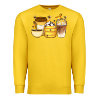 Lemon Bee Honey Coffee Cups Premium Sweatshirt - Artiststas
