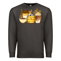Smoke Bee Honey Coffee Cups Premium Sweatshirt - Artiststas