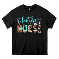 Black future nurse Heavy Core Tee - JahusDesignShop
