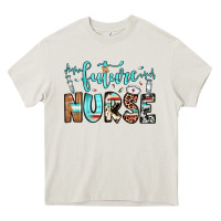 Cream future nurse Heavy Core Tee - JahusDesignShop