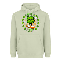 Matcha happy go lucky Heavyweight Hoodie - Artiststas