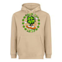 Mushroom happy go lucky Heavyweight Hoodie - Artiststas
