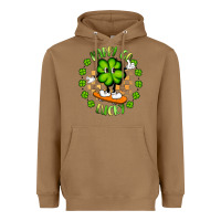 Toasted Coconut happy go lucky Heavyweight Hoodie - Artiststas