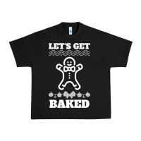 Black Let's Get Baked Smoking Weed Funny Christmas Gift 1 Urban Heavy Tee - lanVoArt
