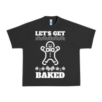 Pigment Black Let's Get Baked Smoking Weed Funny Christmas Gift 1 Urban Heavy Tee - lanVoArt