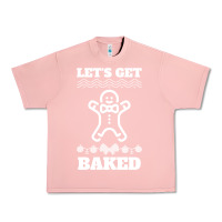 Salmon Let's Get Baked Smoking Weed Funny Christmas Gift 1 Urban Heavy Tee - lanVoArt