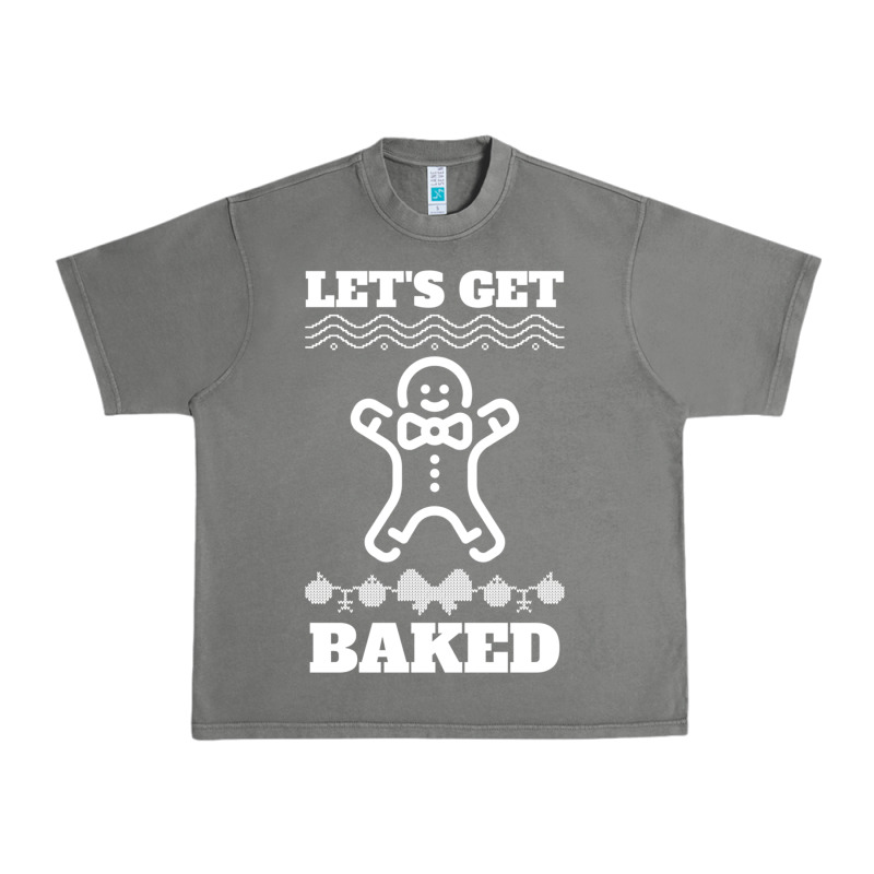 Let's Get Baked Smoking Weed Funny Christmas Gift 1 Urban Heavy Tee by lanVoArt | Teevron