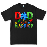 Black dad of a warrior Premium Tee - Artiststas