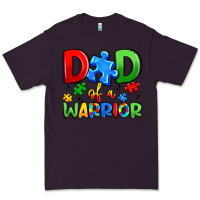 Plum dad of a warrior Premium Tee - Artiststas