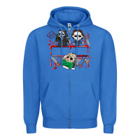 True Royal halloween Zipper Hoodie - CowhideDigitalArt