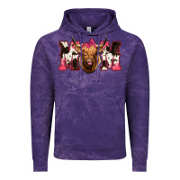 Cloud Purple Western Highland Cow mom Vintage Hoodie - HowdyJamesFarm