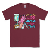 Burgundy nursing student tears Classic Tee - RacoonDesign