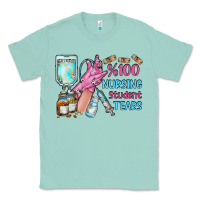 Seafoam nursing student tears Classic Tee - RacoonDesign