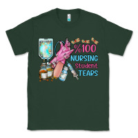 Sports Green nursing student tears Classic Tee - RacoonDesign