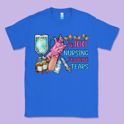 Nursing Student Tears Classic Tee Designed By Racoondesign