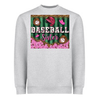 Heather Grey baseball sister tumbler Heavyweight Sweatshirt - BundleAndBundleShop