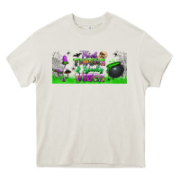 Cream thick thighs and spooky vibes libbey glass Heavy Core Tee - BundleAndBundleShop