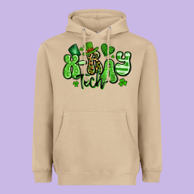 X Ray Tech St Patrick's Day Heavyweight Hoodie Designed By Artiststas