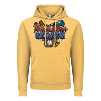 Vintage Mustard Touchdown season Baseball Vintage Hoodie - HowdyJamesFarm