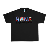 Black home of the because of the brave Urban Heavy Tee - JahusDesignShop