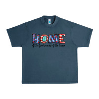 Midnight Navy home of the because of the brave Urban Heavy Tee - JahusDesignShop
