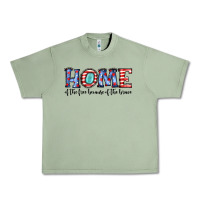 Oil Green home of the because of the brave Urban Heavy Tee - JahusDesignShop