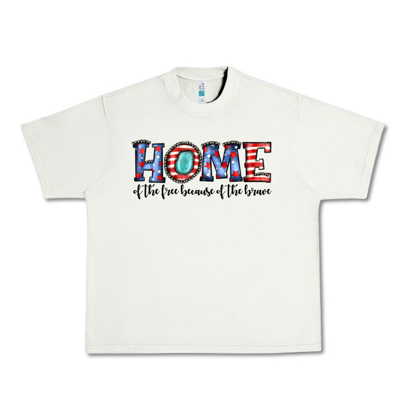 Home Of The Because Of The Brave Urban Heavy Tee by JahusDesignShop | Teevron