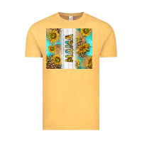 Vintage Mustard western mother's day mama with turquoise and sunflowers and leopard tu Vintage Tee - TumblerDesignByShophia