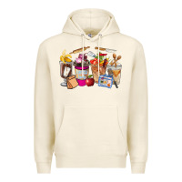 Tofu Lunch Lady Coffee Cups Premium Hoodie - FaDigitalArtStudio