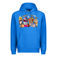 True Royal Lunch Lady Coffee Cups Premium Hoodie - FaDigitalArtStudio