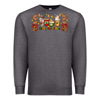 Charcoal Heather Christmas coffee cups Premium Sweatshirt - Artiststas