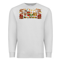 Dove Grey Christmas coffee cups Premium Sweatshirt - Artiststas