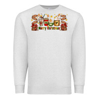 Oatmeal Heather Christmas coffee cups Premium Sweatshirt - Artiststas