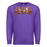 Purple Christmas coffee cups Premium Sweatshirt - Artiststas