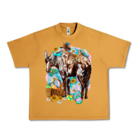 Peanut Butter Happy Easter Day Rodeo Urban Heavy Tee - HowdyJamesFarm