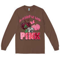 Chestnut in october we wear pink Long Sleeve Tee - CowGirlArtShop